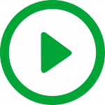 Heilpraxis Ritter play button outline green icon
